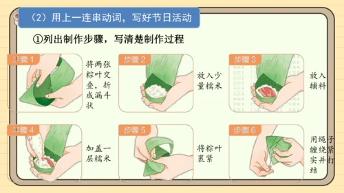 统编版语文三年级下册2024-2025学年度第三单元习作：中华传统节日（课件）