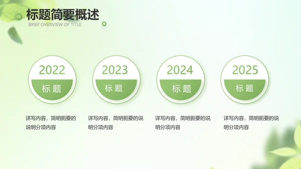 遇夏文艺小清新工作总结汇报动态PPT