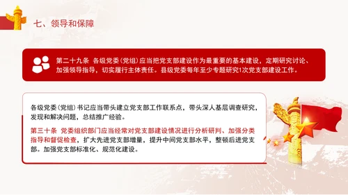 2024党支部标准化规范化《(中国共产党支部工作条例(试行)》党课ppt