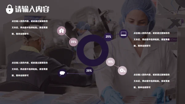 品管圈无菌车间述职汇报通用PPT模板