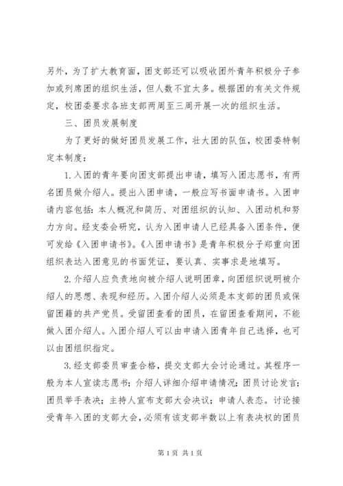 校团委工作制度.docx