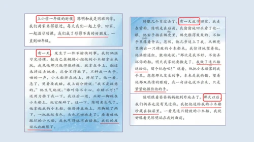 部编版四年级语文上册 习作例文2《小木船》 课件