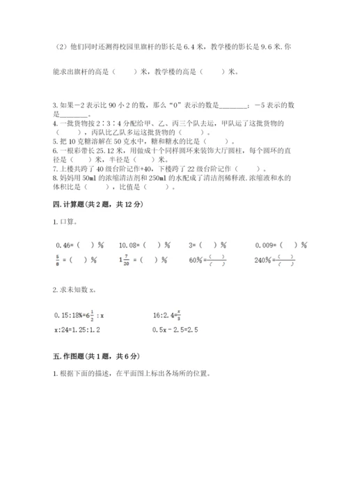 小升初六年级期末试卷附答案【能力提升】.docx