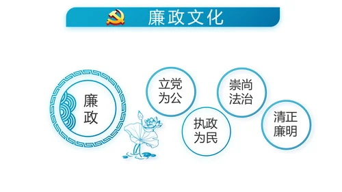 蓝色党支部年终工作总结学习教育PPT