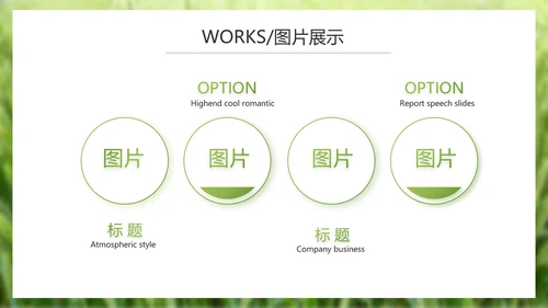 绿色农产品介绍宣传动态PPT模板