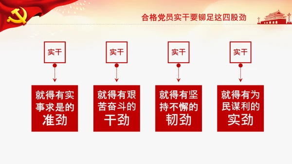 不忘初心牢记使命教育党课主题党日PPT