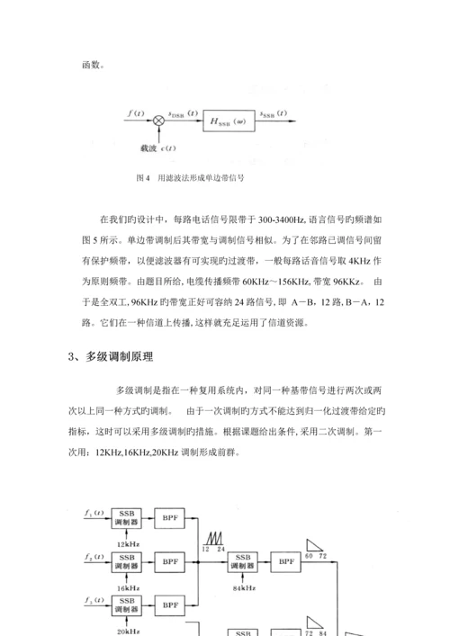 电子科大通信学院综合优质课程设计基础报告汇总.docx