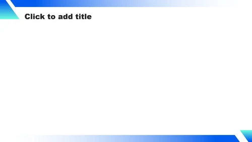蓝绿色渐变科技风工作总结数据报告复盘PPT主题模板