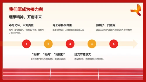 红色党政风致敬最可爱的人PPT模板