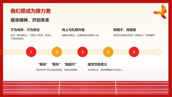 红色党政风致敬最可爱的人PPT模板