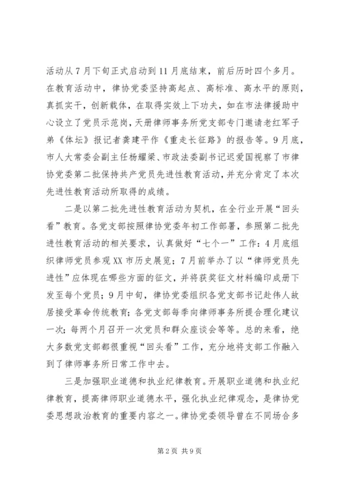 市律协纪委年终工作总结及明年工作计划 (2).docx