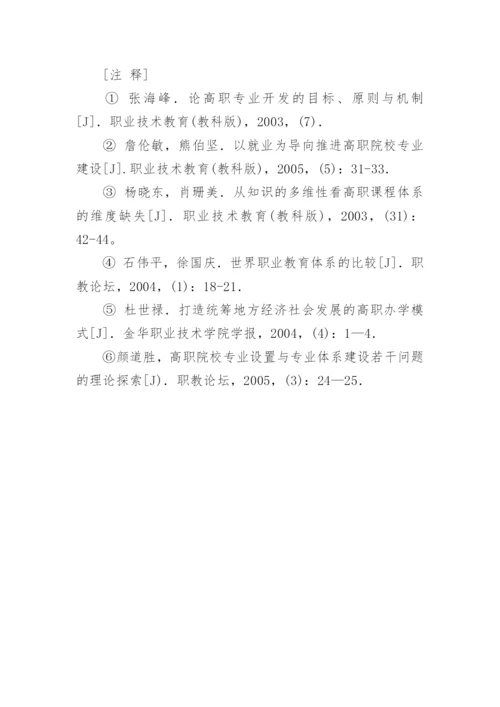 高职专业设置论文.docx
