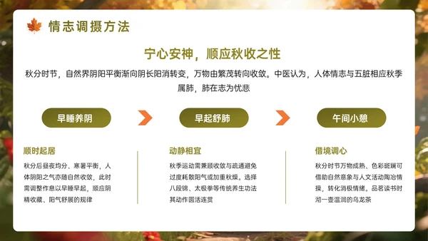 橙墨绿色3D秋分节气知识PPT模板