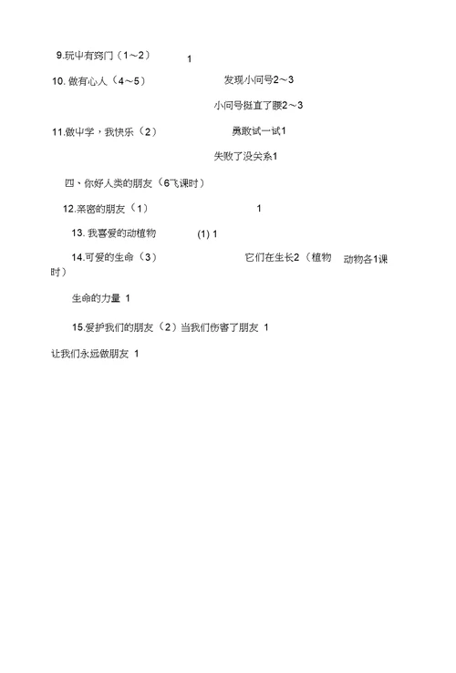 2016-2017学年秋季学期鄂教版小学二年级品德与生活上册教案全册