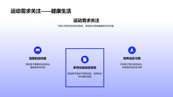 三年级生活学习指南PPT模板