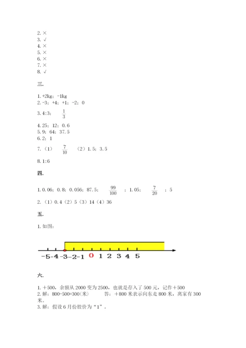 北京海淀区小升初数学试卷精品（巩固）.docx