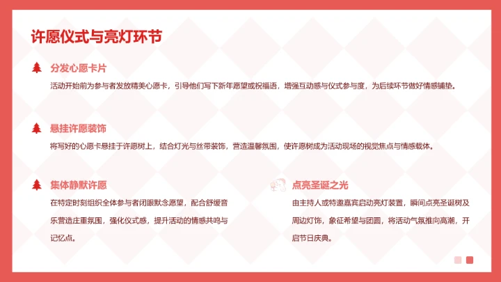 眠眠兔红白色简约风圣诞节活动策划