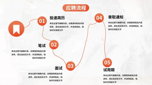 彩色商务企业团队招聘宣传PPT模板