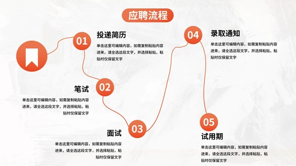 彩色商务企业团队招聘宣传PPT模板