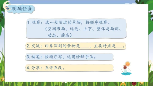 【核心素养】部编版语文四年级下册-习作例文：交流平台与初试身手（课件）