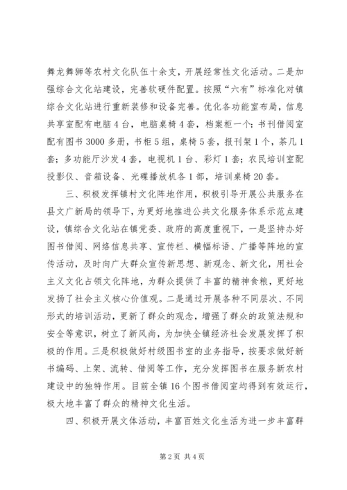 乡镇年度综合文化站工作总结.docx