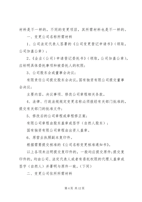 公司变更登记申请书 (4).docx