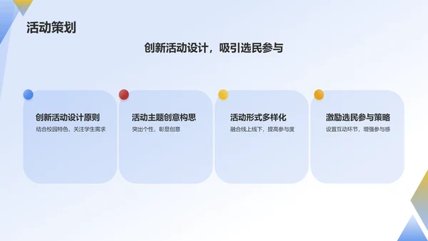 蓝色摄影风学生会竞选PPT模板