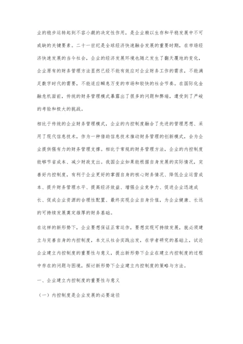 企业内控制度的建立与完善浅析.docx