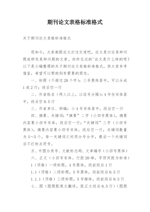 期刊论文表格标准格式.docx