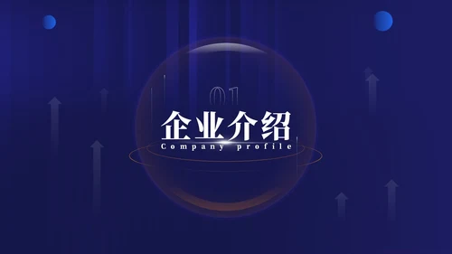 科技风企业招商合作方案项目汇报PPT模板