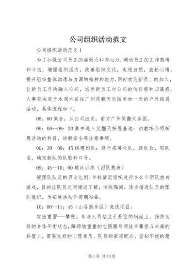 公司组织活动范文.docx