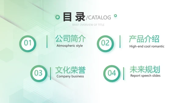 大气时尚医疗医药公司简介动态PPT