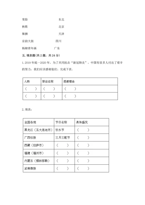 部编版四年级下册道德与法治 期末测试卷附参考答案（b卷）.docx