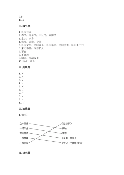 部编版道德与法治四年级下册 期末测试卷含完整答案（考点梳理）.docx