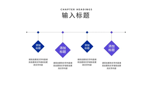 科技风渐变年度商业计划汇报PPT模板