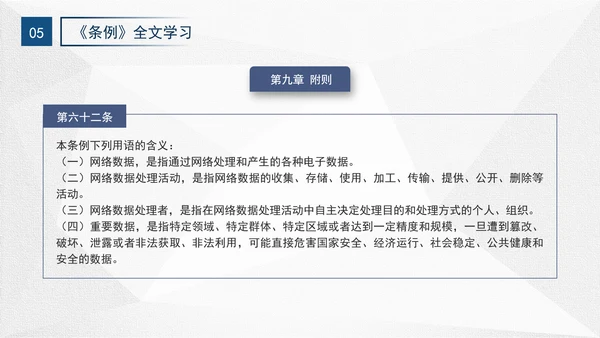 2024年网络数据安全管理条例解读学习PPT课件