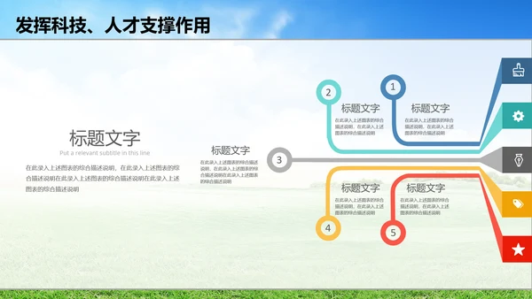 新农村精准扶贫开发工作PPT模板