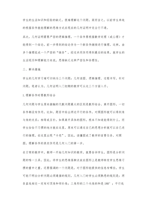 试析七年级几何教学的现状及对策.docx