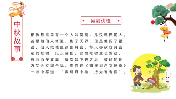 完整内容中国传统节日中秋佳节赏月文化PPT模板