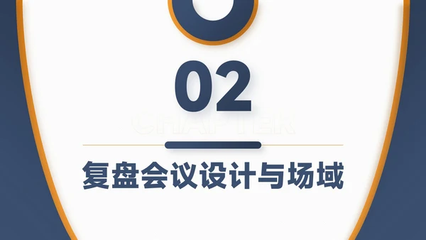 灰橙色简约风项目总结内部复盘会PPT模板
