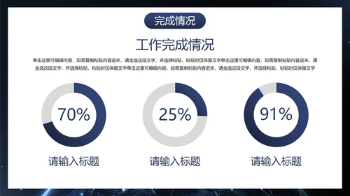 商务科技风工作总结汇报PPT模板