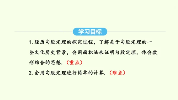 17.1.1勾股定理课件（共34张PPT） 2025年春人教版数学八年级下册