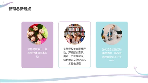 彩色水彩简约商务新课标解读培训PPT课件
