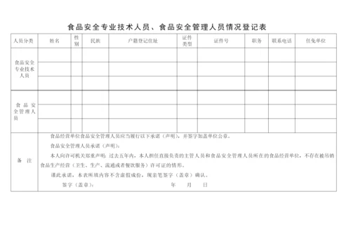 食品经营许可证申请书.docx