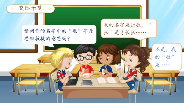 统编版三年级语文上册第四单元 口语交际：名字里的故事  课件