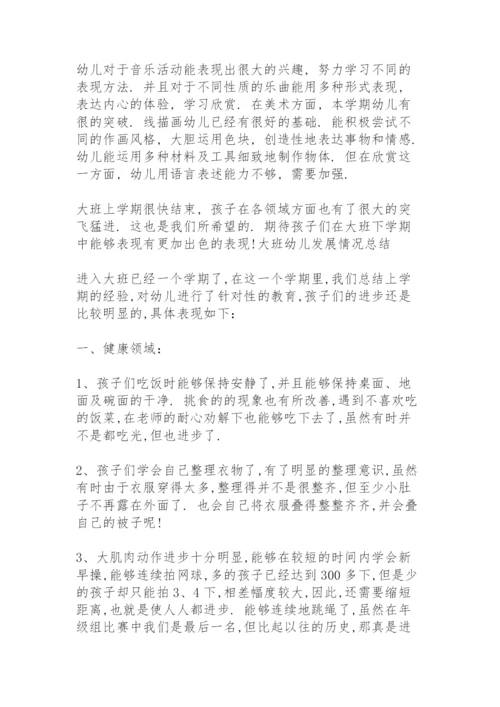 大班幼儿发展情况总结.docx
