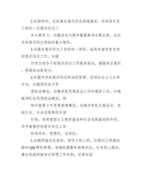 2020学校意识形态工作实施方案.docx
