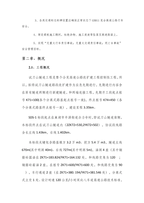 涉路综合项目施工安全专项方案.docx