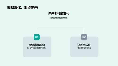 半年教学回顾与展望