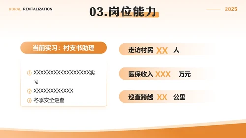 橙色简约风暑假社会实践三下乡报告PPT模板